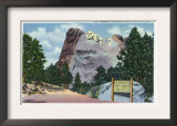 Mount Rushmore National Park, South Dakota - View of the Mt. Rushmore Memorial, c.1935 Posters
