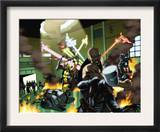 Ms. Marvel 41 Group: Wolverine, Cage, Luke and Captain America Art by Sergio Arino