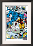 X-Men 1 Group: Beast, Wolverine and Psylocke Prints by Jim Lee