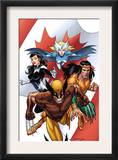 Wolverine: First Class 5 Cover: Wolverine, Snowbird, Aurora and Shaman Posters by Salvador Espin
