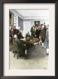 Samuel Adams Demanding British Army Withdrawal after the Boston Massacre, c.1770 Prints