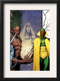Avengers Thunderbolts 5 Cover: Vision, Moonstone and Blackheath Posters by Tom Grummett