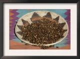 Pinon Nuts, an Important Food of Southwestern Native Americans, in an Indian Basket Prints