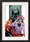 Avengers/Thunderbolts 2 Cover: Scarlet Witch, Songbirg and Vantage Posters by Barry Kitson