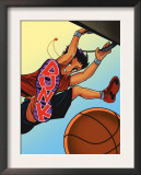 Person Dunking Ball Prints