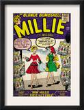 Marvel Comics Retro: Millie the Model Comic Book Cover 100, How Millie First Met Chili! (aged) Art