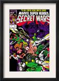 Secret Wars 6 Cover: Dr. Doom, Absorbing Man, Lizard, Doctor Octopus, Wrecker and Ultron Poster by Mike Zeck