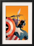 Avengers 77 Cover: Captain America, Wasp, Hawkeye and Avengers Posters by John Cassaday