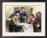Royal Governor Wilhelm Kieft Plotting against Native Americans in New Netherland, c.1640 Posters