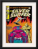 Marvel Comics Retro: Silver Surfer Comic Book Cover 6, Worlds Without End! (aged) Prints