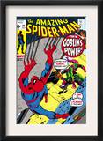 The Amazing Spider-Man 98 Cover: Green Goblin and Spider-Man Fighting Posters by Gil Kane
