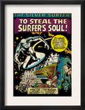 Marvel Comics Retro: Silver Surfer Comic Panel (aged) Posters