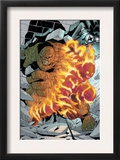 Marvel Age Fantastic Four 6 Cover: Thing and Human Torch Fighting Posters by Makoto Nakatsuki
