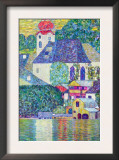 St. Wolfgang Church Prints by Gustav Klimt