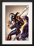 Amazing Spider-Man Presents: Jackpot 2 Cover: Jackpot and Boomerang Print by Adriana Melo