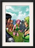 Exiles 6 Cover: Blink, Polaris, Scarlet Witch, Black Panther and Beast Prints by Salvador Espin