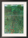 Garden Landscape Prints by Gustav Klimt