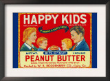 Happy Kids Bits O' Nut Peanut Butter Poster