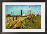 Path Through a Field with Willows Print by Vincent van Gogh