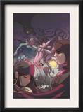 I Heart Marvel: Marvel Ai 1 Cover: Daredevil, Elektra, Vision and Medusa Fighting Posters by Gez Fry