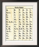 Cherokee Alphabet Developed by Sequoyah Prints