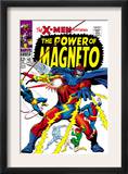X-Men 43 Cover: Magneto, Angel, Beast, Cyclops, Iceman, Grey, Jean, X-Men and Marvel Girl Prints by George Tuska