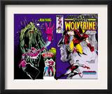 Marvel Comics Presents 10 Cover: Wolverine, Colossus, and Spider-Man Jumping Print by John Buscema