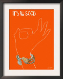It's All Good - A Pretty A-Ok Prints by Lisa Weedn