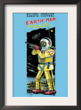 Battery Operated Remote Control Earthman Posters