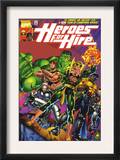 Heroes For Hire 1 Cover: Cage, Luke, Iron Fist, Hulk and Black Knight Posters by Pascual Ferry