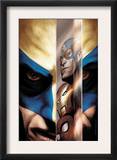 Wolverine 40 Cover: Wolverine, Captain America, Iron Man and Spider-Man Posters by Javier Saltares