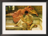 A Favorite Poet Prints by Sir Lawrence Alma-Tadema