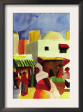 Market In Algiers Posters by Auguste Macke