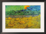 Rising Moon Prints by Vincent van Gogh