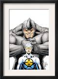Gravity 2 Cover: Rhino and Gravity Posters by Mike Norton