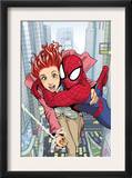 Spider-Man Loves Mary Jane 1 Cover: Spider-Man, and Mary Jane Watson Prints by Takeshi Miyazawa