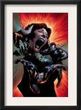Ultimate Nightmare 3 Cover: Logan, Grey, Jean and Colossus Print by Trevor Hairsine