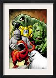 Marvel Monsters: Ulysses Bloodstone Group: Red Ronin and Fin Fang Foom Posters