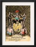 Chief Powhatan of Virginia, Father of Pocahontas, c.1607 Prints