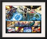The Order 1 Group: Mulholland, Supdernaut, Veda, Calamity, Heavy and Alarune Fighting Prints by Barry Kitson