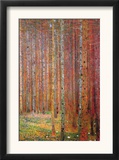 Tannenwald Art by Gustav Klimt