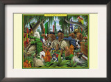 A Pack of Ragtime Irish Setters Print by Richard Kelly