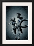 Marvek Knights 4 28 Cover: Mr. Fantastic and Invisible Woman Prints by David Aja