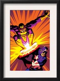 Captain America V4, 30 Cover: Captain America and Batroc The Leaper Prints by Dave Johnson