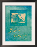 Listen Closely Poster by Flavia Weedn