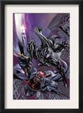 Black Panther 12 Cover: Black Panther and Blade Art by Scot Eaton