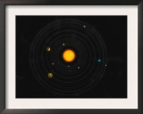 Solar System Poster by Stocktrek Images 