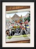 New X-Men 126 Cover: Professor X, Cyclops, Grey, Jean, Wolverine and Beast Prints by Frank Quitely