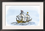 One of Henry Hudson's Ships, 17th Century Posters