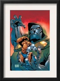 Fantastic Five 3 Cover: Dr. Doom and Thing Posters by Ron Lim